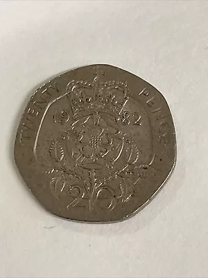 1982 20 Twenty Pence UK Coin Queen Elizabeth II World Coin • $1.50