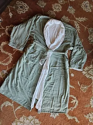 Chadsworth & Haig Luxury DOESKIN MICROFIBER Robe Spa Bathrobe Lined KIMONO Large • $49.77