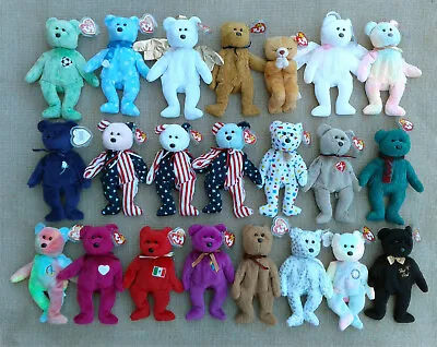 £6.99 • Buy Vintage Ty Beanie Babies Bears Selection From The Late 1990’s.
