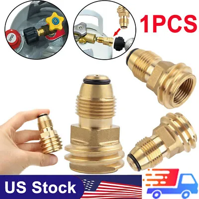 $10.43 • Buy Converts Propane Tank POL LP Tank Valve To QCC1/Type1 Outlet Brass Adapter Parts