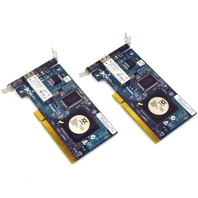 Lot 2 Qlogic QLA210 SANblade Fibre Channel Card 2Gbps FC PCI-X Host Bus Adapters • $32.69