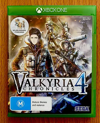 Valkyria Chronicles 4 (Microsoft Xbox One & Xbox One X) *Includes Sticker* *VGC* • $18.88