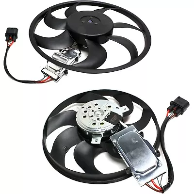 Pair Cooling Fans Assembly Set Of 2 Driver & Passenger Side For VW Left Right • $251.48