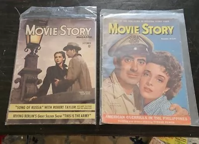 Vintage Movie Story Magazine Lot Of 2   • $15