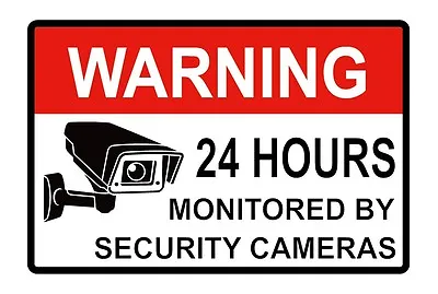 50 CCTV Video Surveillance Security Camera Alarm Sticker Warning Decal Signs Hot • $9.60