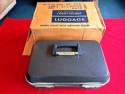 Vintage Mid Century Modern Ward's Cosmetic Hard Travel Case • $19.95