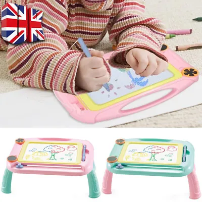Magic Doodle Board Magnetic Drawing Board Erasable Sketch Pad Toy Kid Toddlers • £8.19