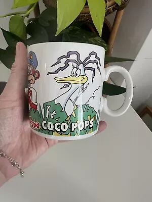 Vintage  Kellogg’s  COCO POPS Cereal Childs  Children’s Ceramic Small Mug Cup • £8.15