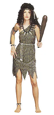 £9.95 • Buy Cave Woman Girl Size Fancy Dress Hen Night Outfit Costume Size 10 