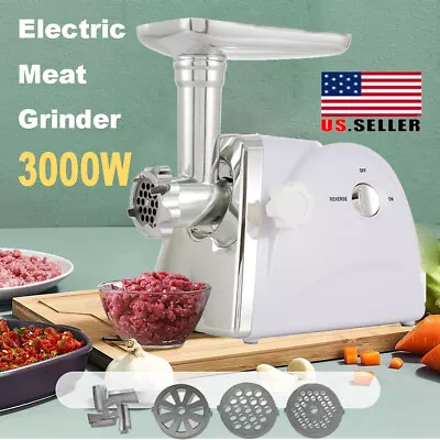 3000W Commercial Electric Meat Grinder Sausage Maker Mincer Stuffer Heavy Duty • $56.99