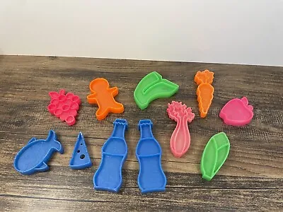 Vintage Mattel TUFF STUFF 1972 Plastic Toy Play Food Picnic 11 Pieces • $15.99