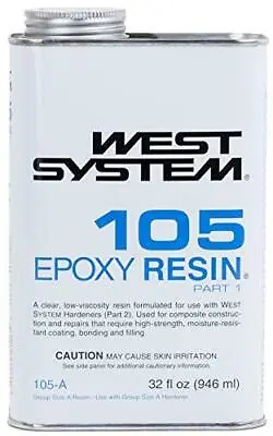 $68.59 • Buy West System 105-A Epoxy Resin,Clear