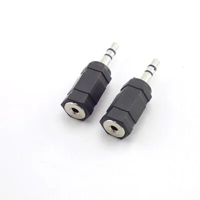 2.5mm Jack MONO Socket Female To 3.5mm Jack Plug Stereo Male Adaptor Connector • £1.91