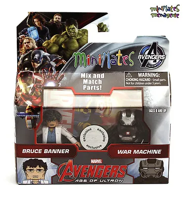 Marvel Minimates TRU Avengers Age Of Ultron Movie Bruce Banner & War Machine • $12.74
