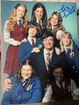 Facts Of Life Mindy Cohn + Lisa Whelchel Signed JSA COA 8x10 1980s Sitcom Psa • $199.99