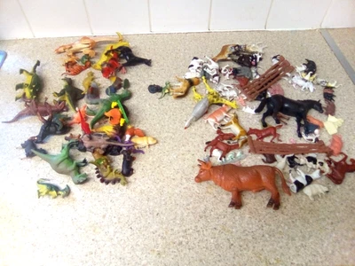 £3.99 • Buy Dinos /wild Animals/farm Animals And Pets(see Description)