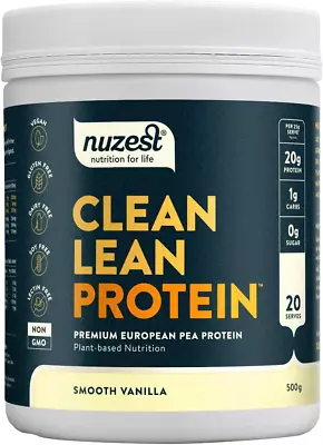 - Pea Protein Powder - Clean Lean Protein - Smooth Vanilla - Vegan Protein Shake • $79.22