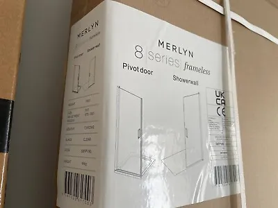 Merlyn 8 Series Frameless Pivot Door 90cm And Inline Panel 30cm • £250