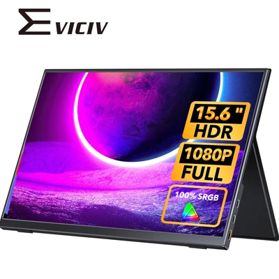$399.99 • Buy EVICIV 1080P Portable Monitor 15.6  FHD IPS Display Second Screen For PC Laptop