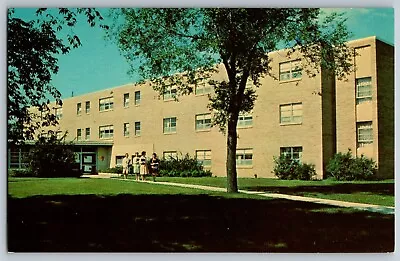 Mitchell South Dakota SD - Dayton Hall - Girl's Dormitory - Vintage Postcard • $5.39