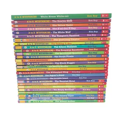 Complete Series A To Z Mysteries Series 27 Books By Ron Roy Children Level 1425 • $139.99