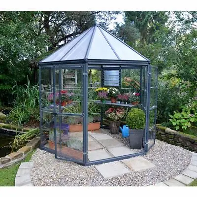 Garden Greenhouse Hexagonal Palram Canopia Oasis High Quality • £1276.19