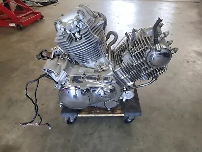 1989 89 88-98 Yamaha Virago XV750 Engine Motor Complete Runs Running 30K Miles  • $424.99