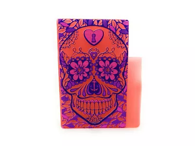 Colorful & Fun Cigarette Box With Built In Lighter Holder Fits Kings • $10.95