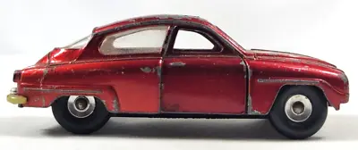 Dinky Toys Red Saab 96 Maccano Made In England Scale 1:43 • $15