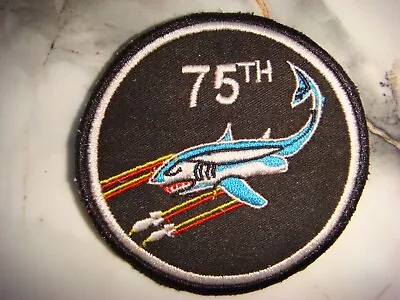 $10.95 • Buy USAF 75th FIGHTER INTERCEPTOR SQUADRON PATCH