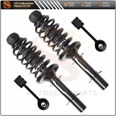 Front Quick Strut Assembly & Sway Bar End Links For Volkswagen Vw Beetle Jetta • $121.42