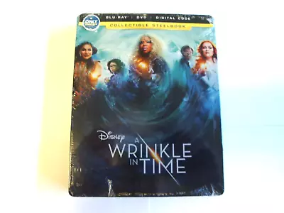 A Wrinkle In Time  *Steelbook* Brand New* W/Digital Code (Blu-Ray/DVD Disc ) • $9.95
