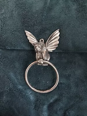 $17 • Buy NEW Brass Gargoyle Door Knocker, NOS