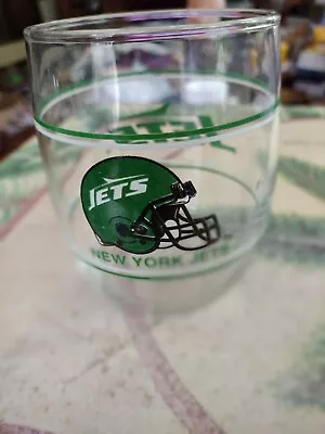 Vintage Nfl New York Jets 4  Glass Tumbler • $17.09