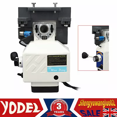 UK Al-310 X-Axis Power Feed Horizontal Milling Drill Machine Speed Limit 200RPM • £145