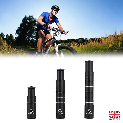 £14.42 • Buy Bicycle Fork Stem Extender Handlebar Riser Mountain Bike Extension Adapter Kit