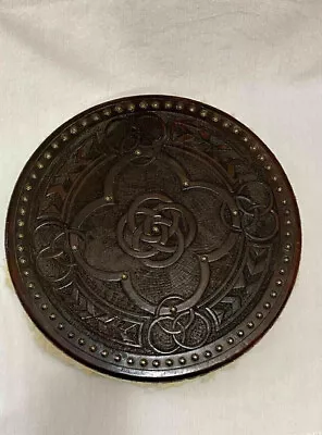 £132 • Buy Targe Round Shield Larp Halloween Gift Medieval Wooden Viking Celtic Scottish