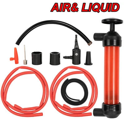 $15.54 • Buy Car Hand Siphon Oil Pump Fuel Petrol Diesel Fluid Liquid Lubricant Transfer Tool