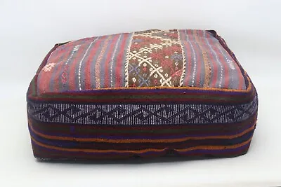 Home Decor Ottoman Cushion Case Bohemian Floor Pillow Cover Footstool Cod 27 • $70