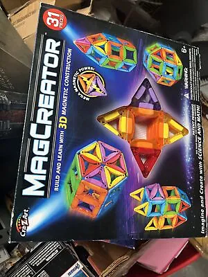 Cra-Z-Art MagCreator 31 Piece Multicolor 3D Magnetic Se New Dried Seal • $29