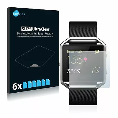 6x Transparent ULTRA Clear Screen Protector For Fitbit Blaze • $22.79