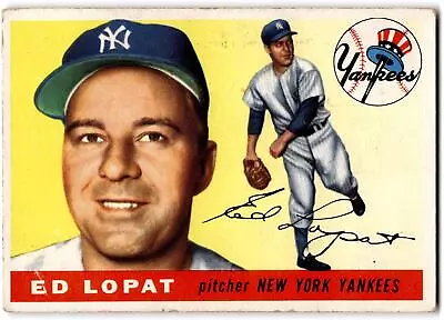 1955 Topps #109 Ed Lopat • $0.99