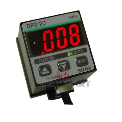 $53.31 • Buy New In Box SUNX DP2-20 Digital Vacuum Pressure Sensor