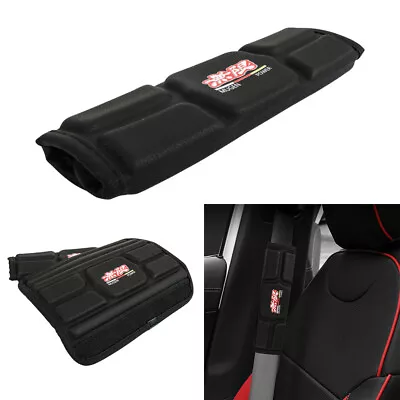 JDM Mugen Black Leather Memory Foam Car Seat Belt Covers Shoulder Pads Cushion • $16.88