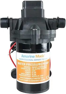 12V Water Pressure Diaphragm Pump 10.6L/min Self Priming RV Booster Sprayer Pump • $49.99