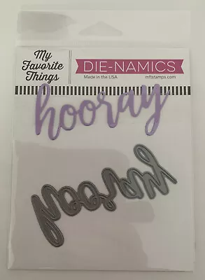 My Favorite Things Die-Namics - HOORAY Die - MFT-1270 • £4