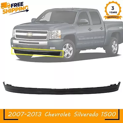 Front Lower Valance Extension Deflector Textured For 07-13 Chevy Silverado 1500 • $42.33