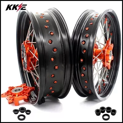 KKE 3.5-5.0 Rims For KTM690 SMC 2011/690 Enduro-R 09-2022 CUSH Hub Motard Wheels • $809