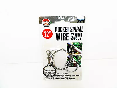 Wire Saws Spiral Pocket Survival Wood Cutting Braided Blade Saw Camping Outdoors • $6.99