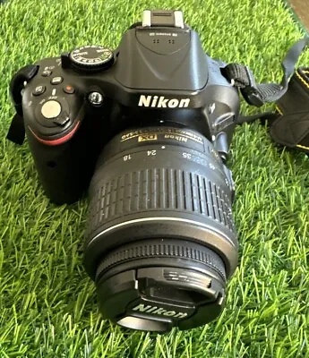Nikon D5200 24.1MP Digital DSLR Camera Kit W 18-55mm Lens Shutter 20111 *great* • $375